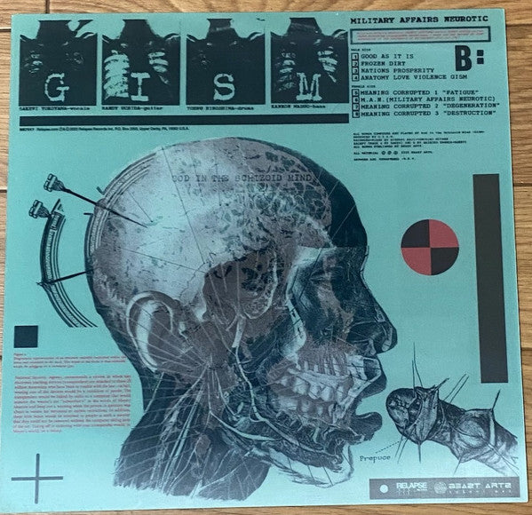 G.I.S.M. : Military Affairs Neurotic (LP, Album, Dlx, Ltd, RE, RM, Pur)