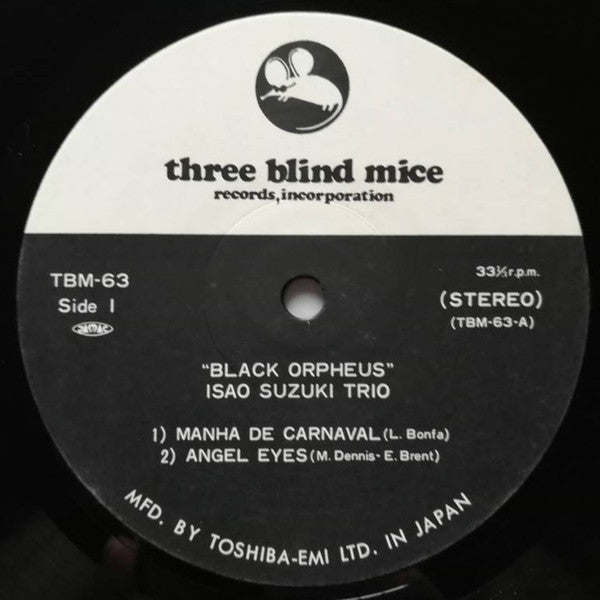 Isao Suzuki Trio : Black Orpheus (LP, Album)