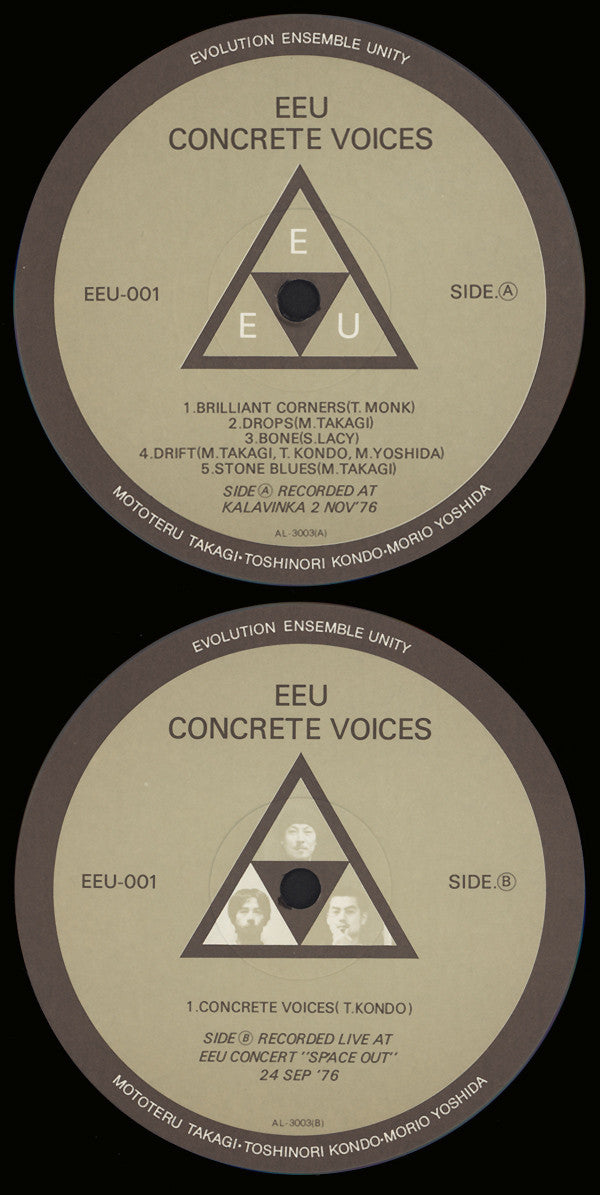 Evolution Ensemble Unity : Concrete Voices (LP)